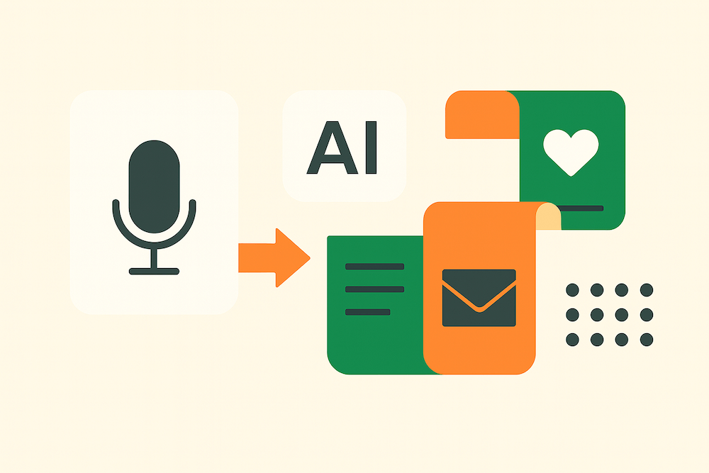 The Speak First Workflow: How to Turn Voice Memos into SEO Blog Posts & Social Content