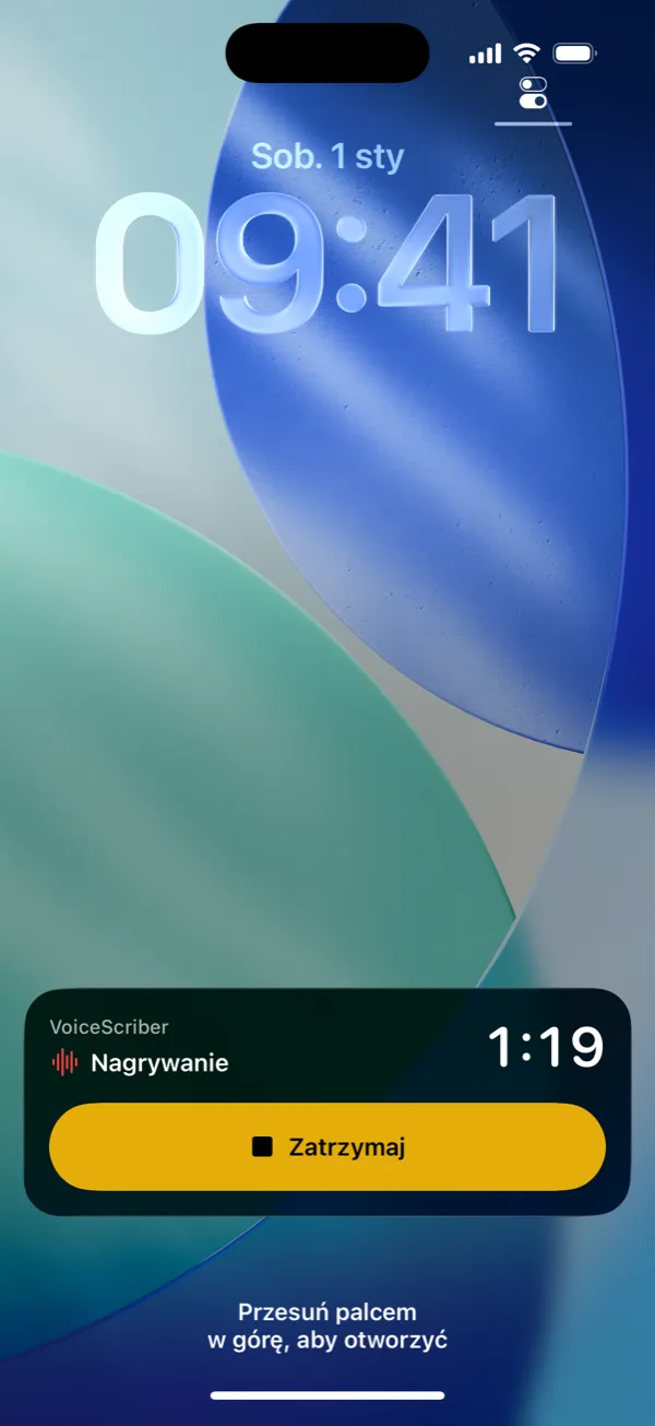 Nagrywanie trwa dalej, gdy iPhone jest zablokowany